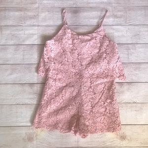 Everly lace romper